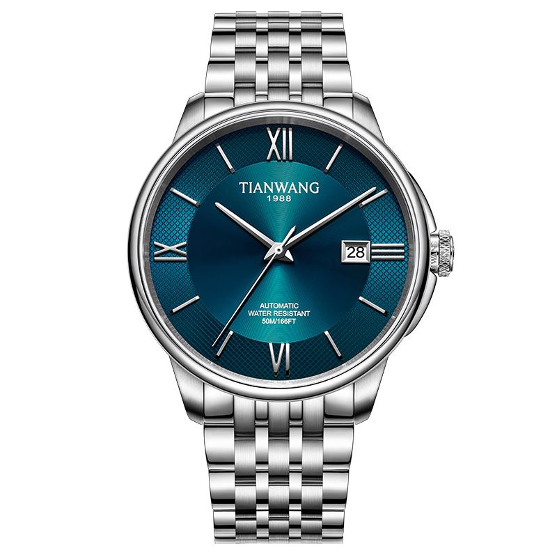 Tianwang Hengjun series large dial couple watch mechanical watch