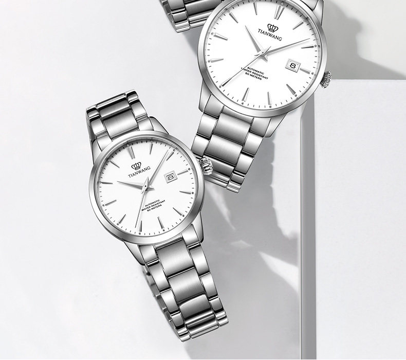 歆动系列情侣机械男女51152天王表 天王国产腕表