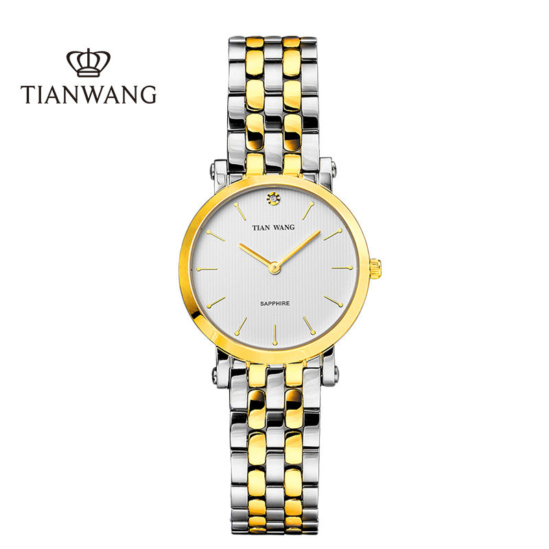 天王博雅系列时尚男女表钢带情侣款手表3528 商场同款专柜直发