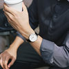 Tianwang Water Corrugated Genuine Leather Business Quartz Watch Men's Model 31331 Practical Gift for Dad on Father's Day