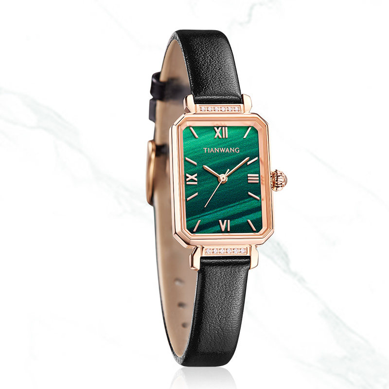 天王旗舰店小方表石英礼物手表 天王国产腕表