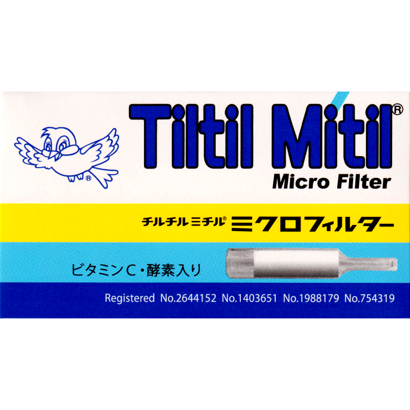 Tiltil Mitil小鸟烟嘴过滤器一次性日本进口蓝鸟香菸过滤嘴电子 - 图3