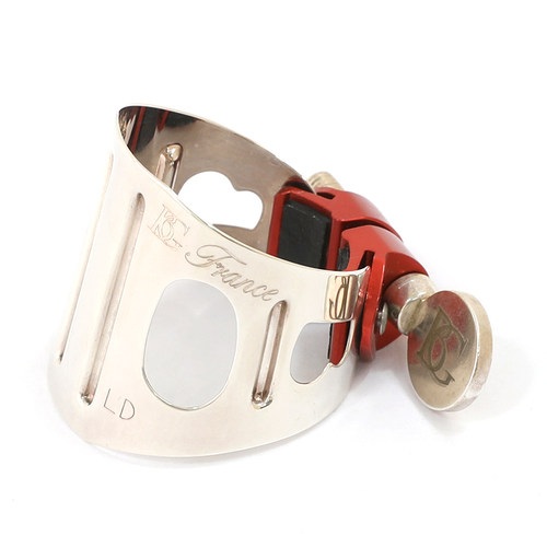 BG中音萨克斯金属卡镀金镀银玫瑰金单簧管黑管胶木笛头卡子次中音 - 图1