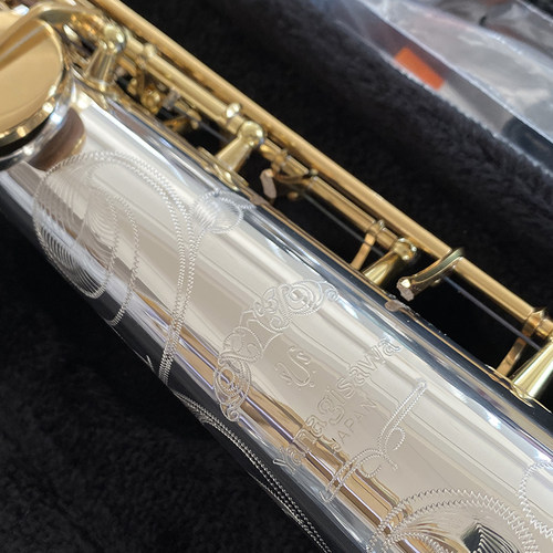 日本原装柳泽乐器YANAGISAWA   S W037降b高音萨克斯直管银乐器 - 图0