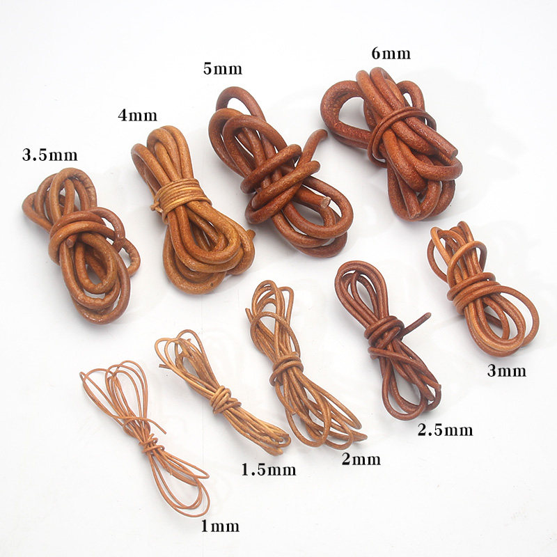 手链项链箱包绳原本色圆皮绳真皮绳真牛皮手工皮艺编织材料,淘宝优惠券,粉丝福利购,淘宝优惠卷