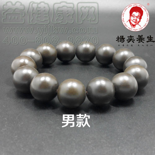 杨奕砭石手链男女款天然泗滨砭石手串圆珠杨老师官方商城益健康网 - 图1