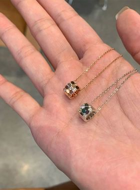 钛钢项链 高级感小众设计六边形蜂巢项链女百搭气质锁骨链不掉色