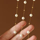 Titanium Steel Gypsophila Pearl Necklace Women's Clavicle Chain