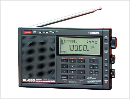 Tecsun德生PL-680 FM全波段收音机单边带航空波段二次变频短波 - 图1