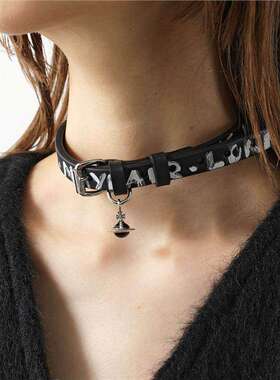 西太后涂鸦土星项链正品