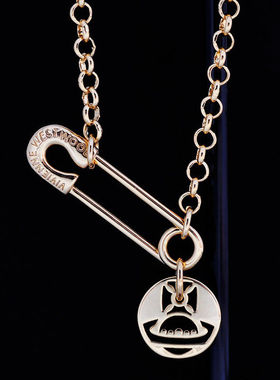 西太后薇薇安土星项链明星同款