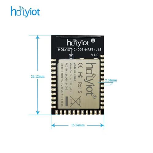 nRF54L15超低功耗蓝牙模块BLE6.0多协议无线电远距离高级安全性 - 图0