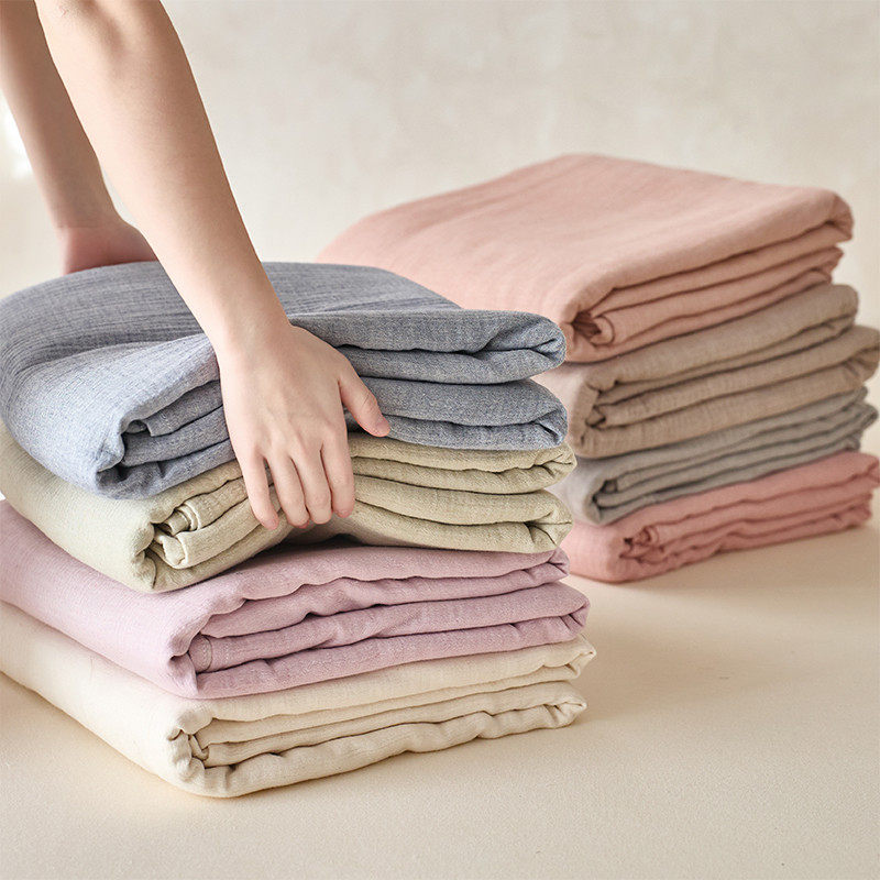 A类全棉双层皱皱纱床单单件100纯棉水洗棉被单人民宿舍榻榻米炕单,淘宝优惠券,粉丝福利购,淘宝优惠卷