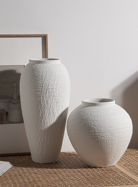 贝汉美侘寂风肌理石纹花瓶家居客厅电视柜装饰新居乔迁送朋友摆件