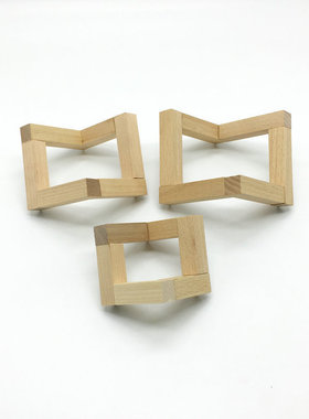 3D月球灯支架榉木松木月亮灯支架摆件小夜灯组合木支架底座