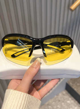 速发运动骑行变色墨镜男女夜用防沙防风护目镜户外徒步登山偏光太