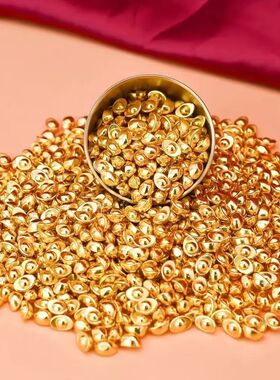 实心沙金元宝聚财摆件金元宝聚宝盆瓜子乔迁礼品招财家居开业厂家