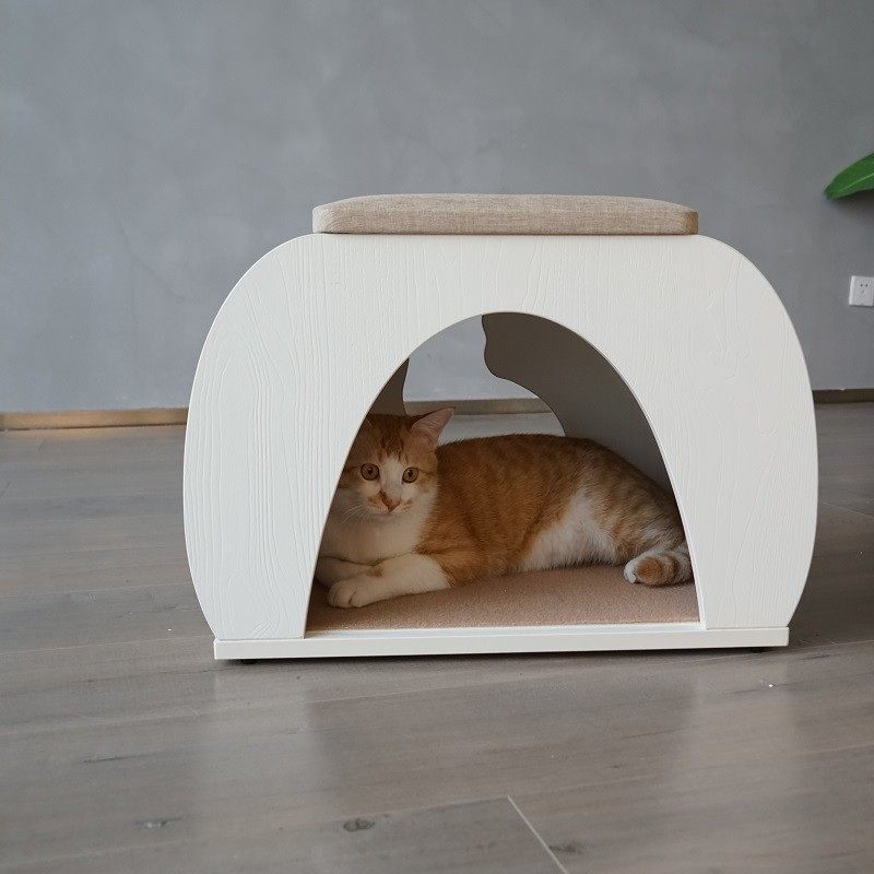 CatS人猫共用小弧凳 换鞋凳 搁脚凳 猫咪用品猫咪玩具 包邮,淘宝优惠券,粉丝福利购,淘宝优惠卷