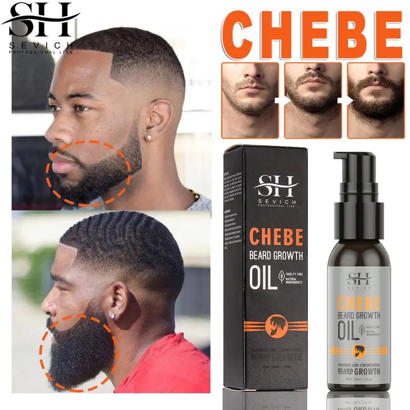 Natural Chebe Men Beard Growth Oil Fast Effective Hair Loss-图0