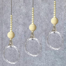 Clothing Store Hooks Display Rack Upper Wall Display Rack Steel Wire Rings Hanging womens clothing Ceiling Suspended Hanging Clothes Hanger