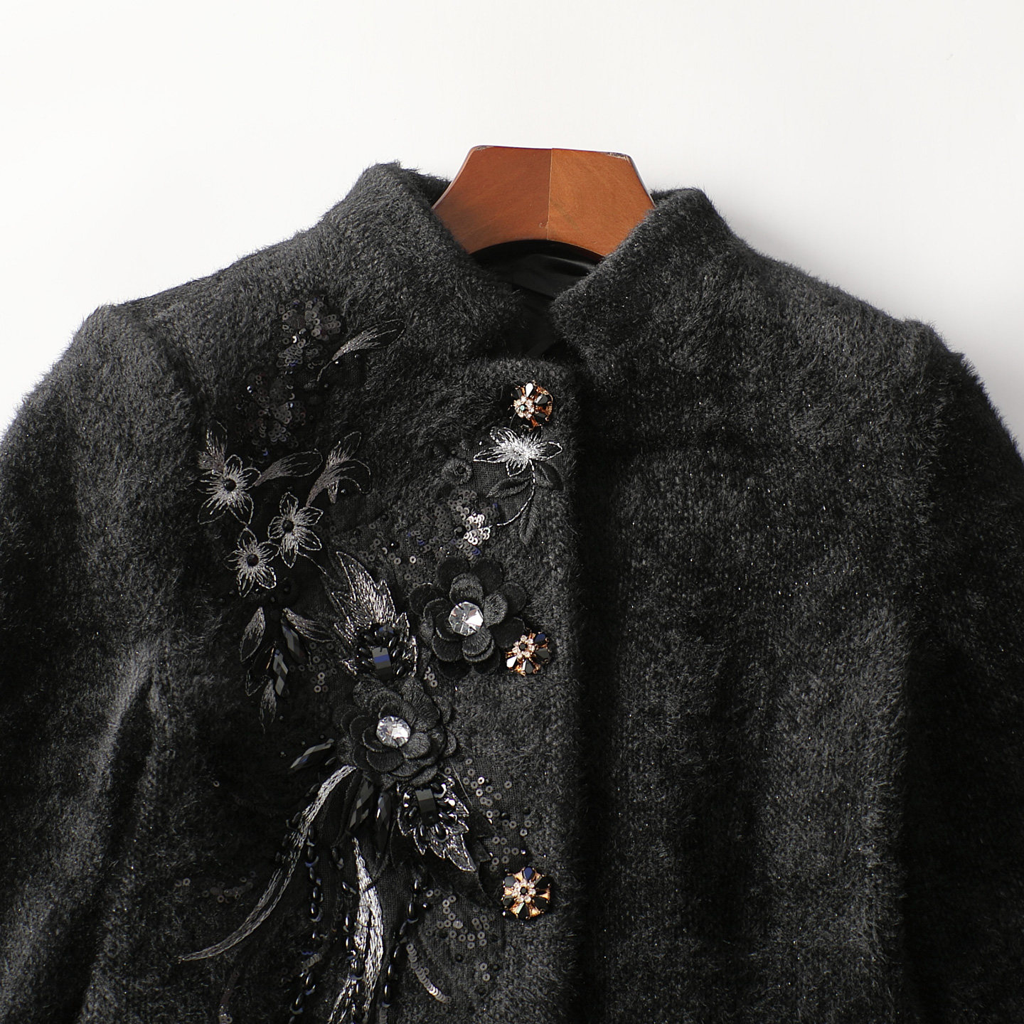 413476 冬外套 深圳女短款长袖单排扣,淘宝优惠券,粉丝福利购,淘宝优惠卷