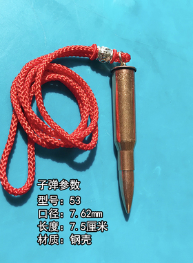 男女通用真子弹壳手工制作项链