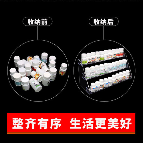 药品小货架超市卫生所药瓶架子桌面柜台药盒展示架药店药房陈列架 - 图2