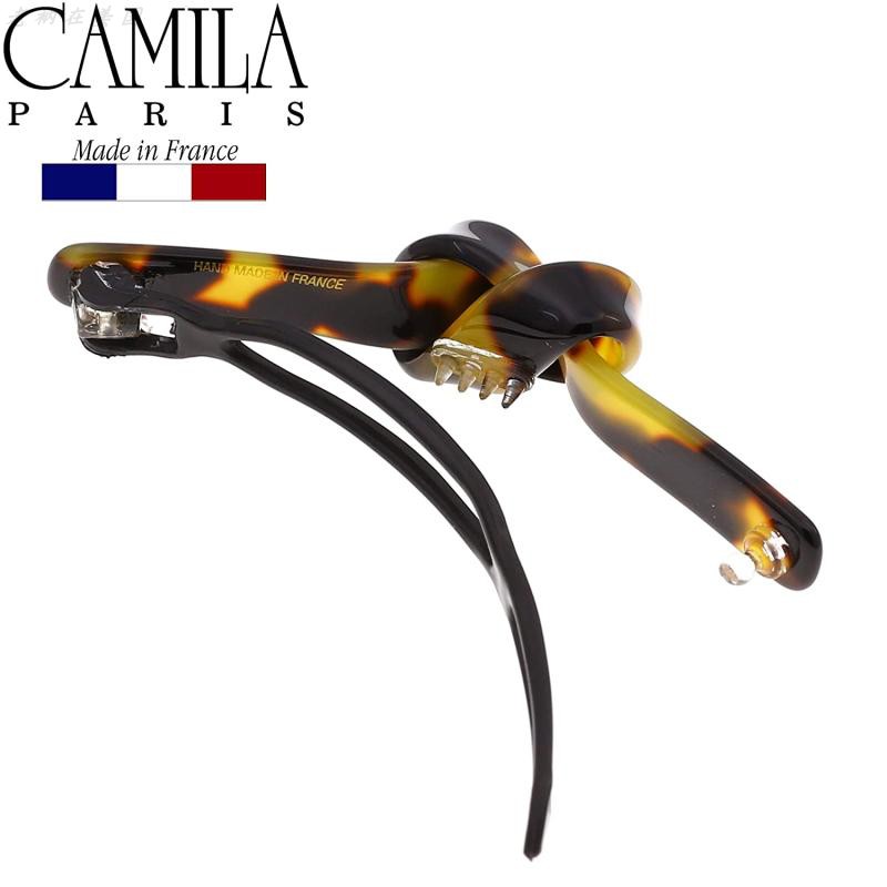 现货章小蕙Camila Paris法国醋酸手工发夹玳瑁色弹簧夹边夹76mm - 图2