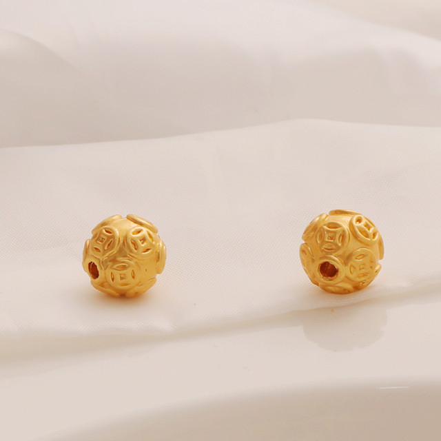 Thick coin hollow barrel beads diy accessories