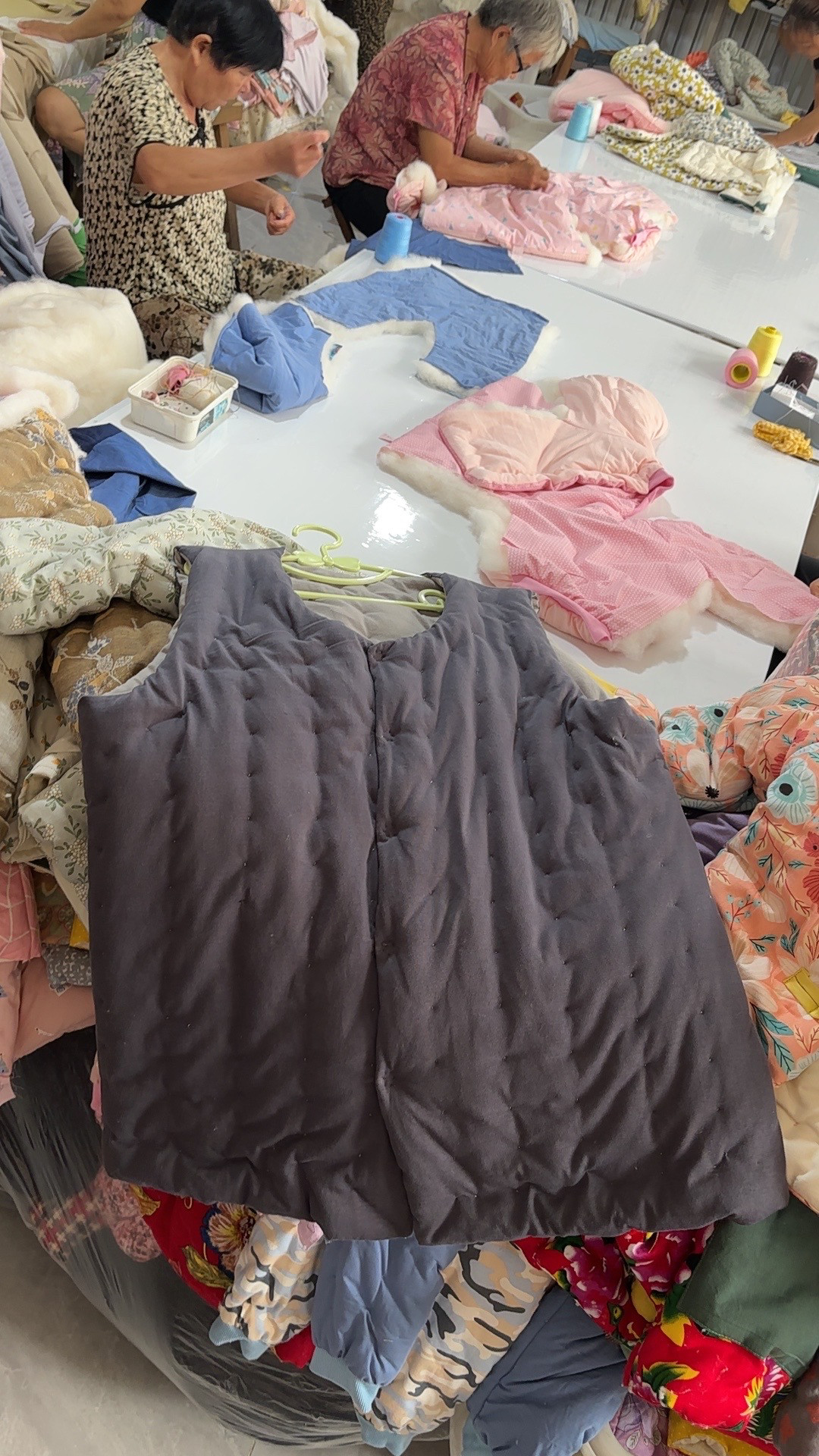 居家服手工棉花马甲 背心坎肩中老年对襟保暖针织棉布男士女士,淘宝优惠券,粉丝福利购,淘宝优惠卷