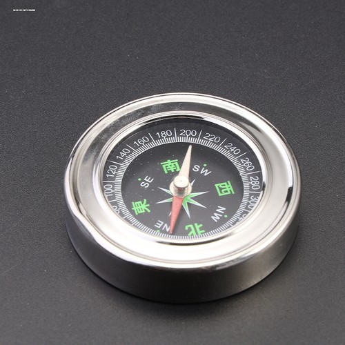 不锈钢指南针军迷大号正品罗盘车载指北针户外登山便携式指引方向 - 图2