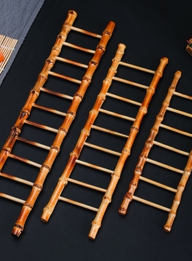 小竹梯摆件节节高升竹梯冰雕刺身
