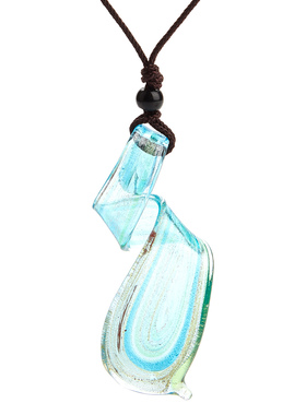 YMTAAUZ手工制作琉璃大吊坠项链