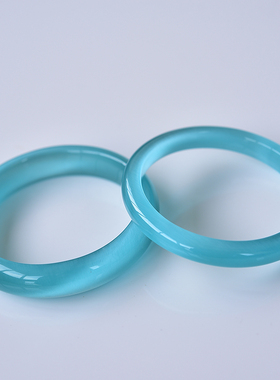 饰品天然细款猫眼石手镯