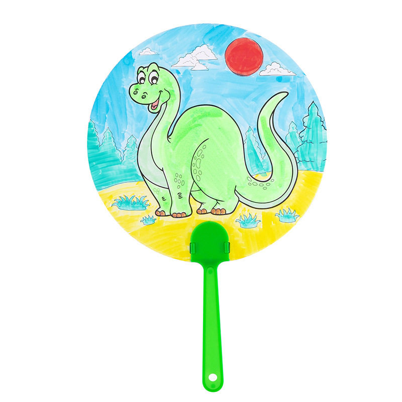 儿童涂鸦绘画扇创意DIY小礼品小学生奖励幼儿园礼物全班开学奖品