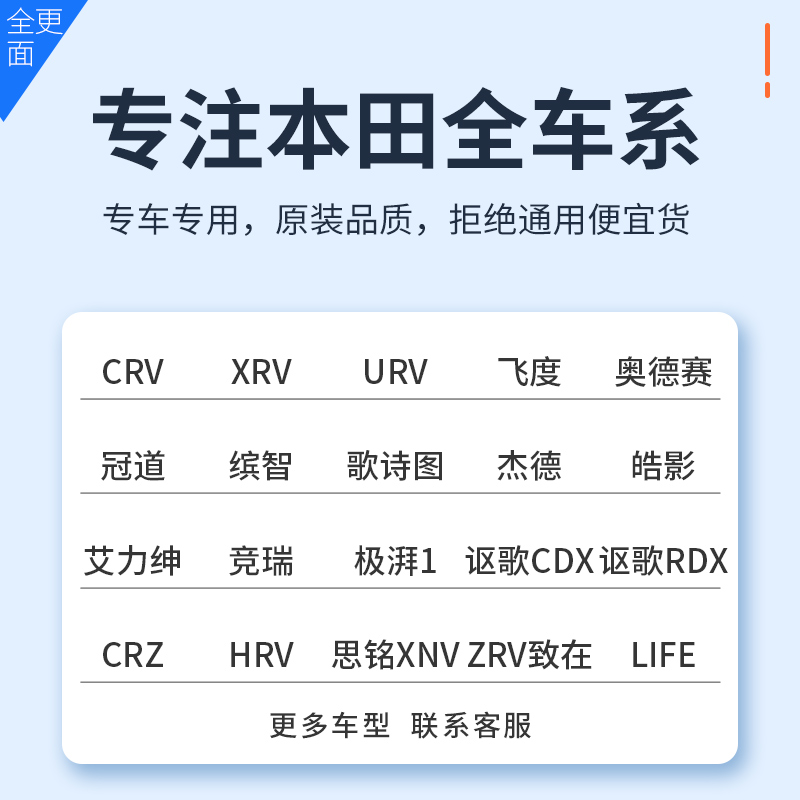 适用本田crv后雨刮器xrv缤智飞度杰德皓影奥德赛冠道后窗雨刷胶条 - 图0