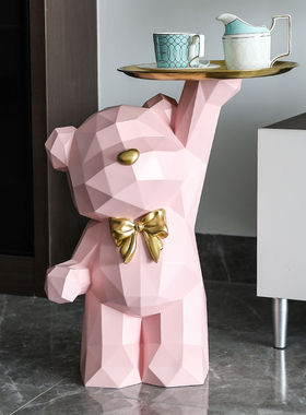 暴力熊落地托盘收纳摆件客厅