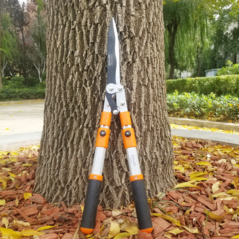 进口佐佐木绿篱剪助力省力大剪刀草坪剪伸缩园艺修树枝剪花木树_虎窝淘