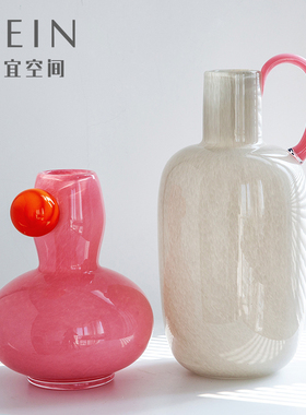 美宜空间甜美风琉璃花瓶