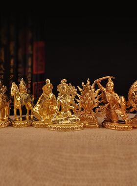 吉祥密宗彩绘七珍宝摆件