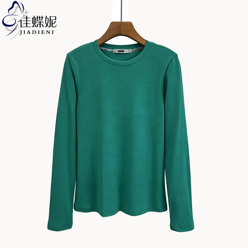 欧货长袖T恤女打底衫2026秋冬内搭新款百搭纯棉圆领上衣,淘宝优惠券,粉丝福利购,淘宝优惠卷