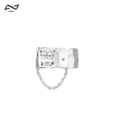 omto Поролоновое детское кольцо для влюбленных, коллекция 2022, серебро 925 пробы, простой и элегантный дизайн