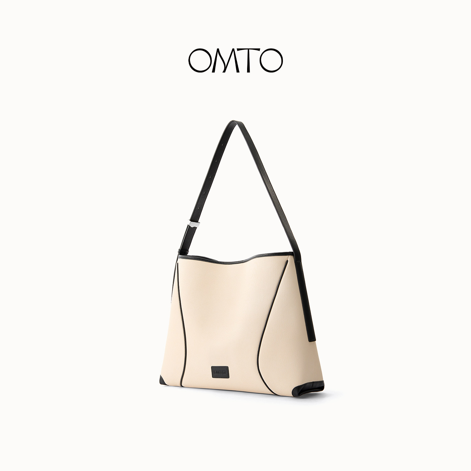 【张雅钦同款】omto燕麦软hobo包仿帆布包通勤斜挎托特包大容量女