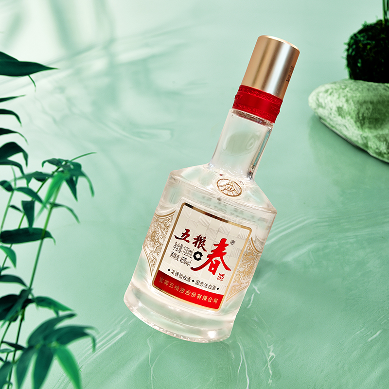 五粮液满园春色茶酒礼盒二代五粮春100ml名门春100ml长江红18g