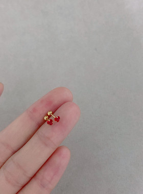 钛钢锆石桃心耳蜗螺丝拧扣