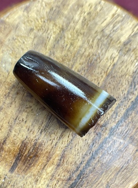 断珠。残次品西藏天珠黑水小卢上肯至纯新手 散珠配珠吊坠