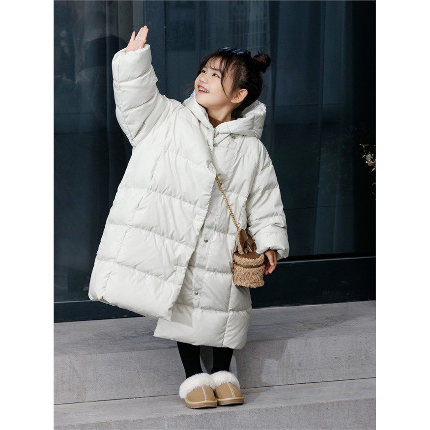 英国DHWA女童羽绒服冬季2025新款洋气中长款白鸭绒儿童棉服外套,淘宝优惠券,粉丝福利购,淘宝优惠卷