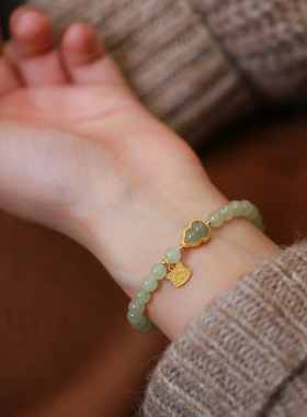 葫芦饰品6mm和田玉本命年老虎款