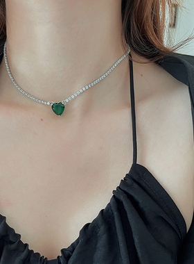 仙女高级感项链锆石女