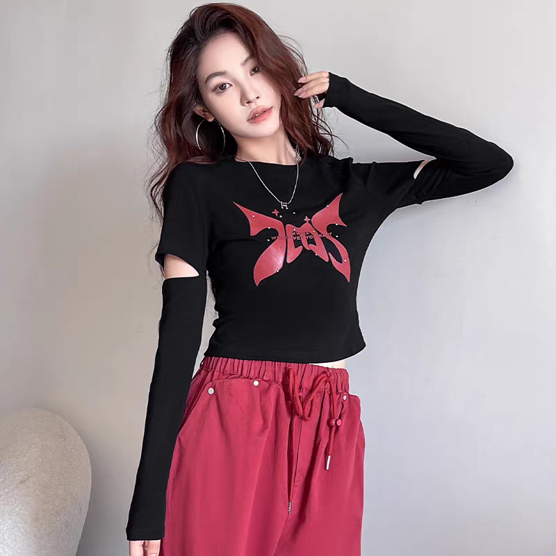 火龙果工装裤休闲套装女秋季T恤爵士舞潮炸街酷飒风裤子两件套,淘宝优惠券,粉丝福利购,淘宝优惠卷